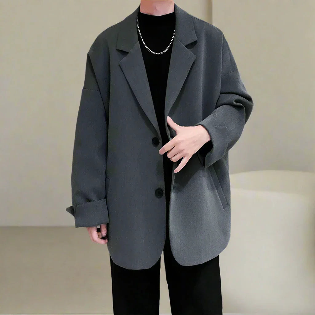 Raffaele - Blazer oversize elegante in stile britannico per uomini