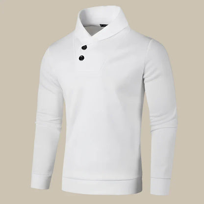 Marco - Maglione casual caldo con colletto alto per uomo