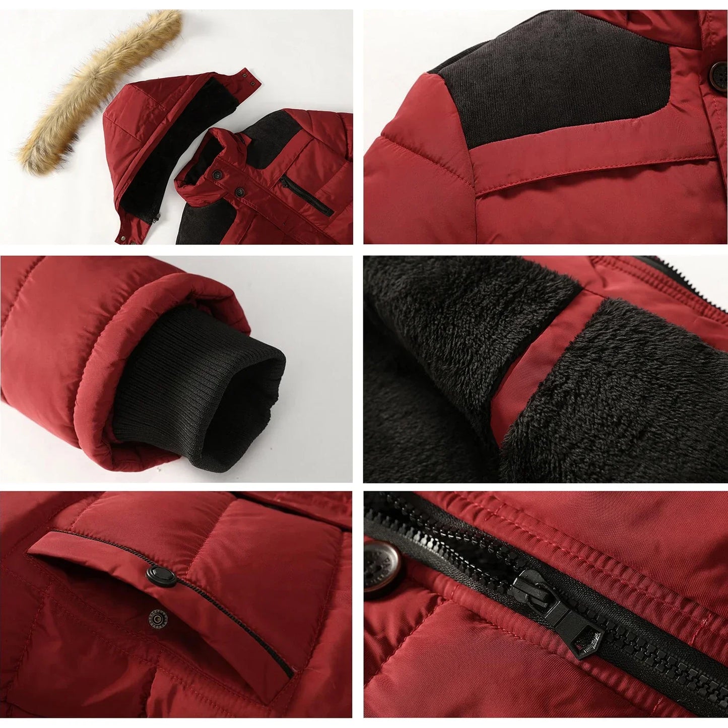 Jack Parka | Parka lungo impermeabile giacca invernale uomo