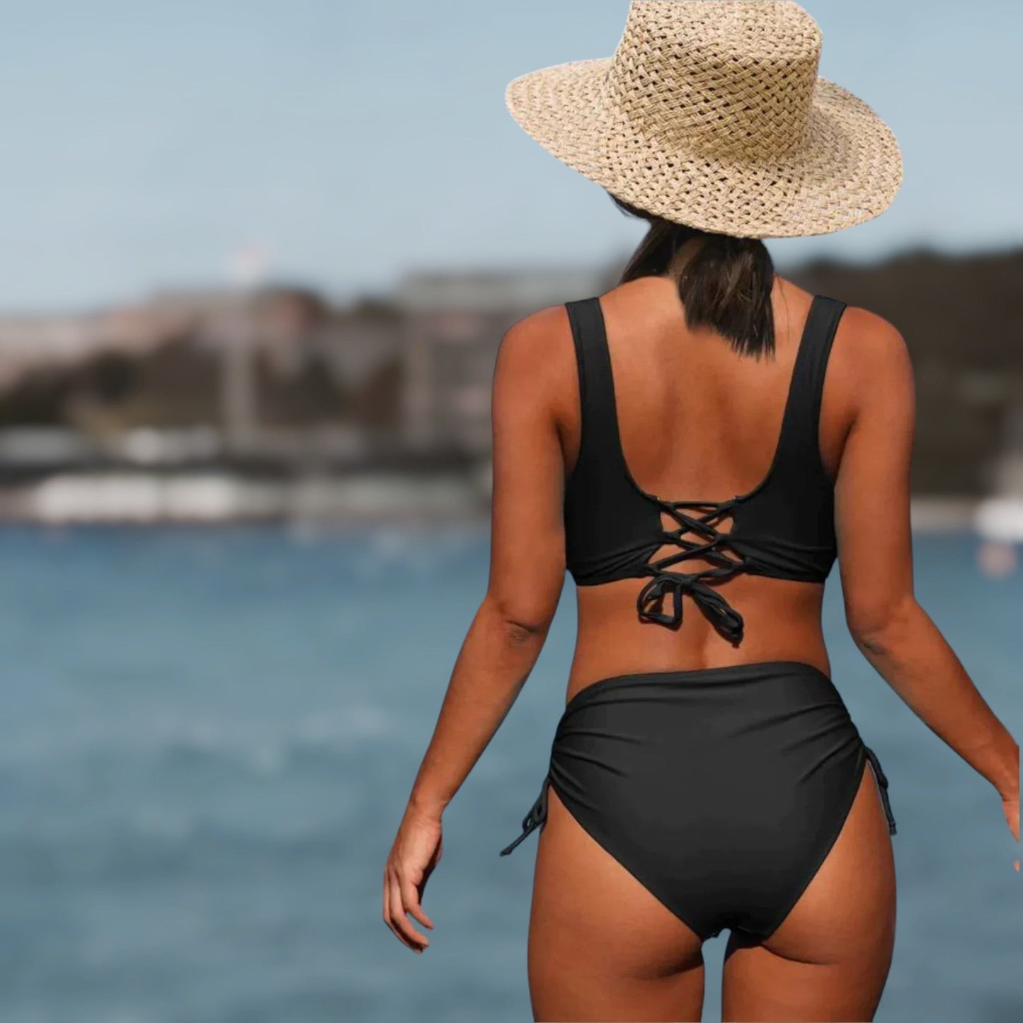 Set di Bikini a Due Pezzi Elegante per Look Estivi di Tendenza Stile Italiano