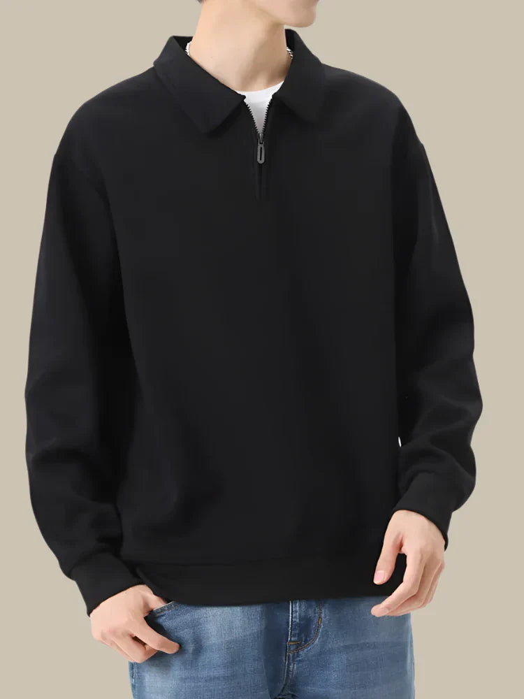 Marco - Elegante pullover con zip per uomo