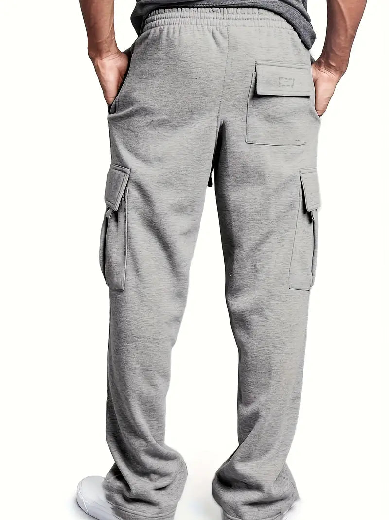 Pantaloni Cargo Jogging in Stile Streetwear per Uomini - Comfort e Versatilità per l'Autunno Stile Italiano