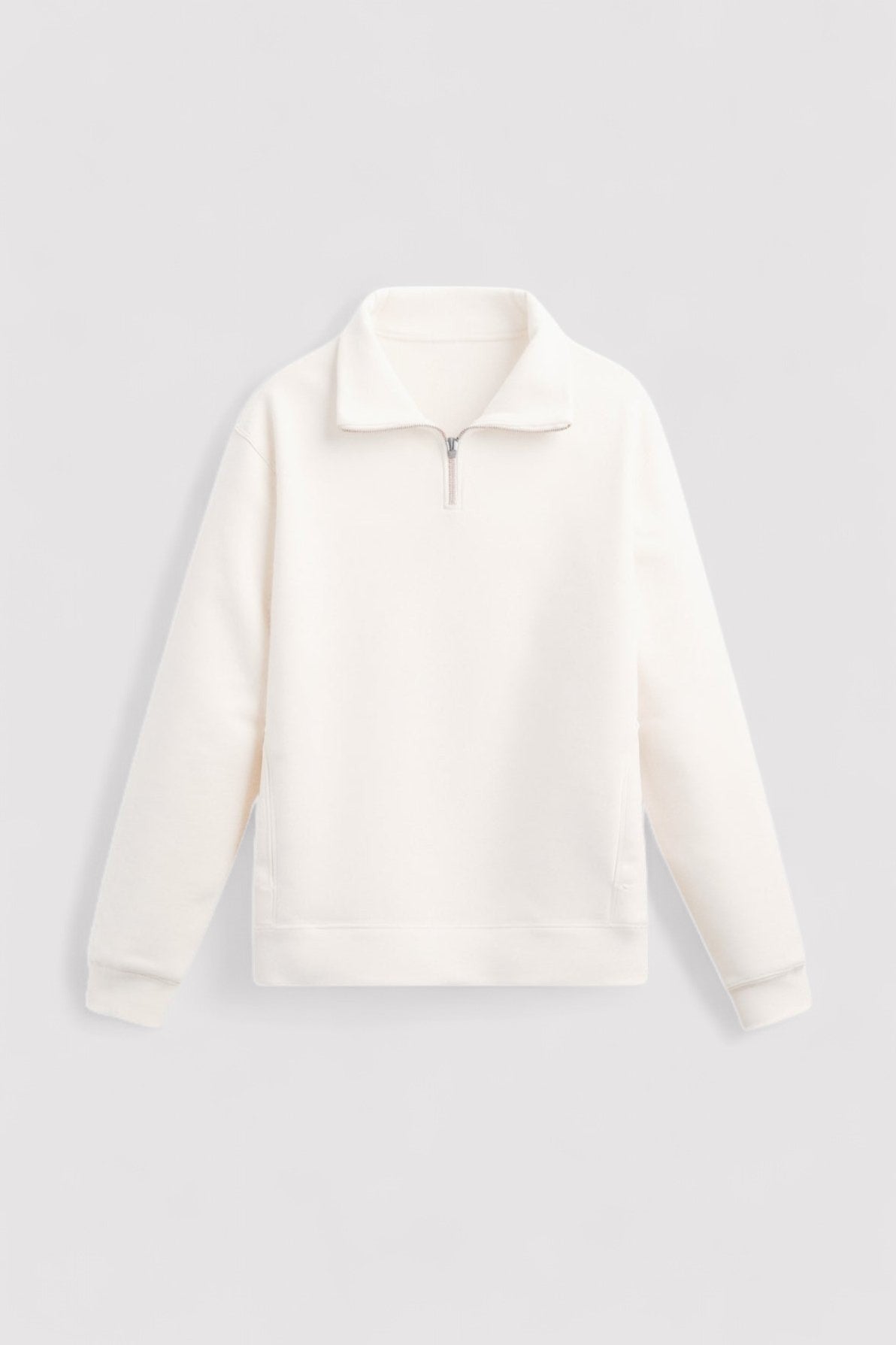 Felpa Casual da Uomo con Zip a Quarto Old Money - Eleganza e Comfort Stile Italiano