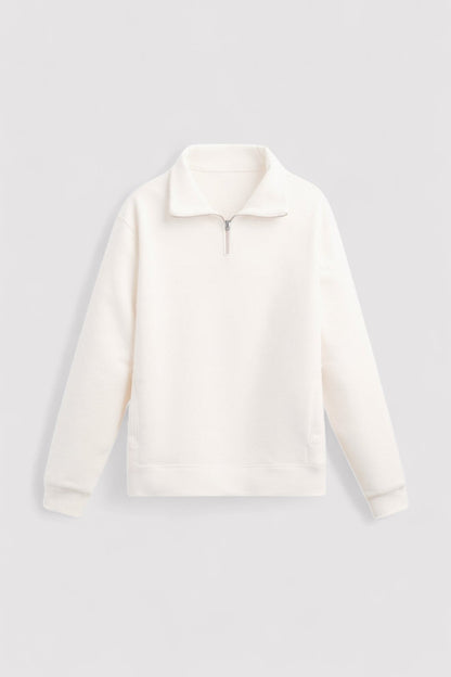 Felpa Casual da Uomo con Zip a Quarto Old Money - Eleganza e Comfort Stile Italiano
