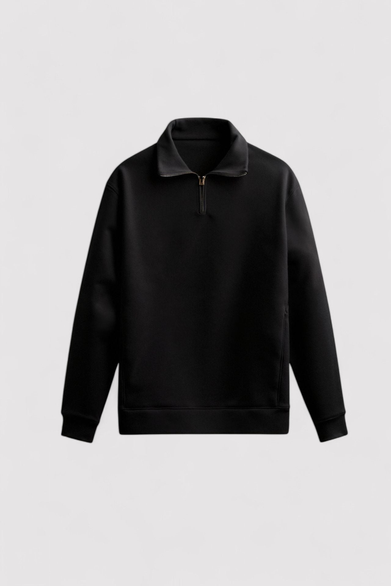 Felpa Casual da Uomo con Zip a Quarto Old Money - Eleganza e Comfort Stile Italiano