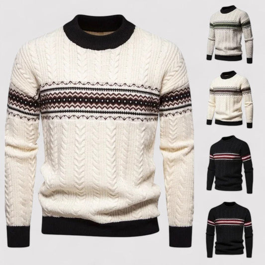 Maglione Elegante in Misto Lana Merino per Uomo - Comfort e Stile senza Tempo Stile Italiano