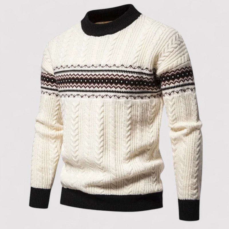 Maglione Elegante in Misto Lana Merino per Uomo - Comfort e Stile senza Tempo Stile Italiano