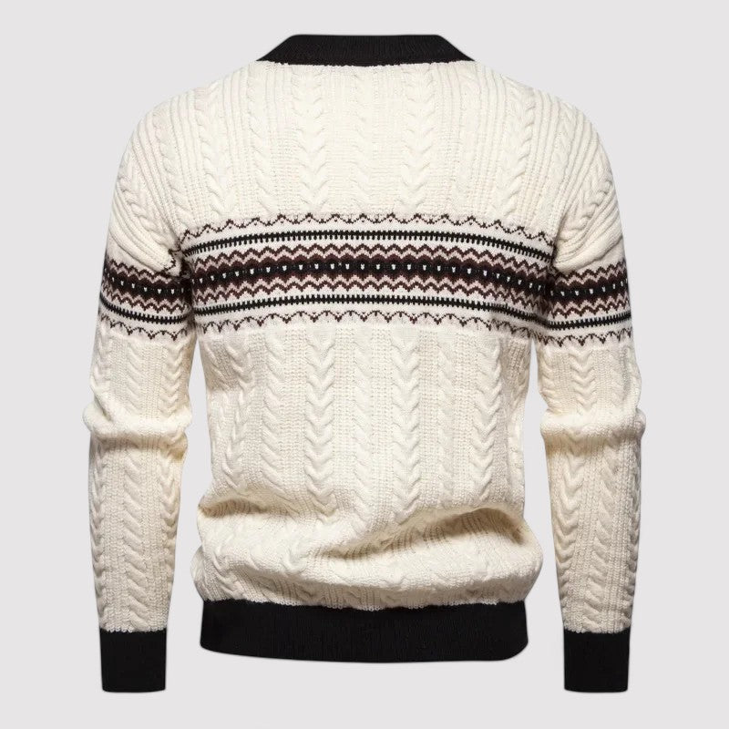 Maglione Elegante in Misto Lana Merino per Uomo - Comfort e Stile senza Tempo Stile Italiano
