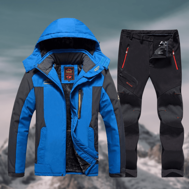 Set Invernale Impermeabile Elegante per Uomo Stile Italiano