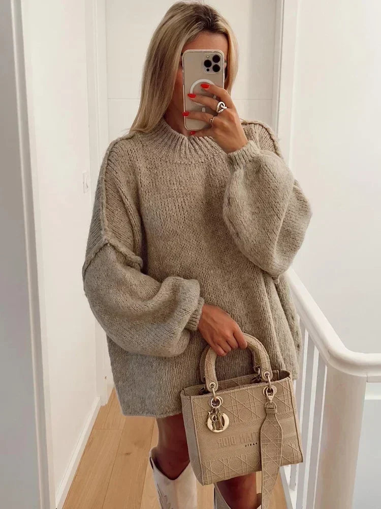 Maglione Autunnale Elegante e Confortevole per Donna Stile Italiano