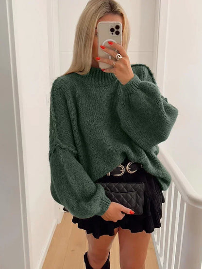 Maglione Autunnale Elegante e Confortevole per Donna Stile Italiano