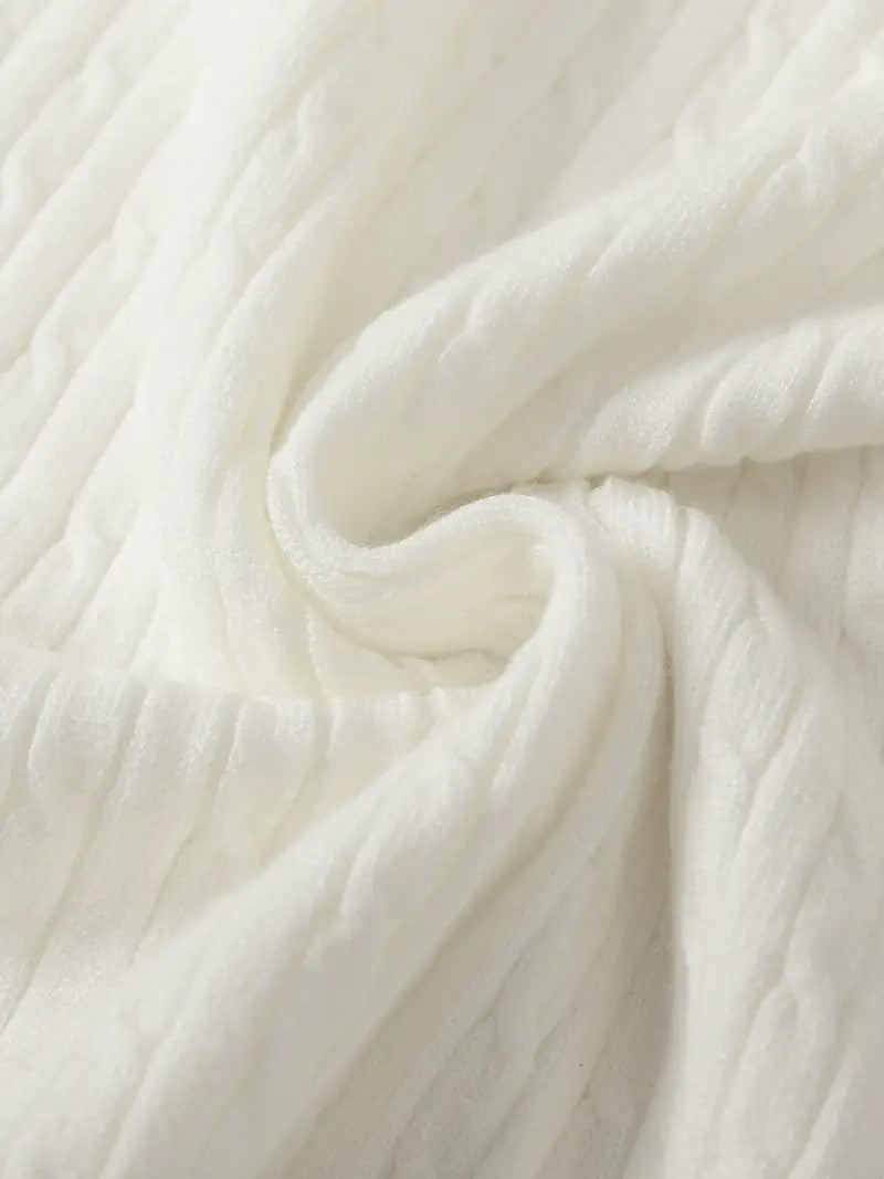 Maglione Casual in Maglia a Treccia Caldo per Uomini - Comfort ed Eleganza con Alta Elasticità Stile Italiano