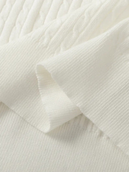Maglione Casual in Maglia a Treccia Caldo per Uomini - Comfort ed Eleganza con Alta Elasticità Stile Italiano