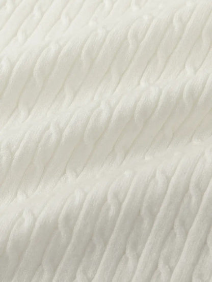 Maglione Casual in Maglia a Treccia Caldo per Uomini - Comfort ed Eleganza con Alta Elasticità Stile Italiano