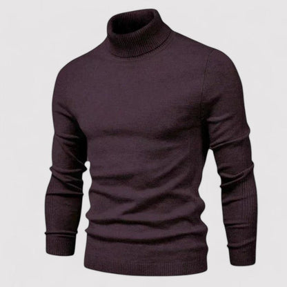 Maglione Collo Alto Elegante Shelby da Uomo Stile Italiano