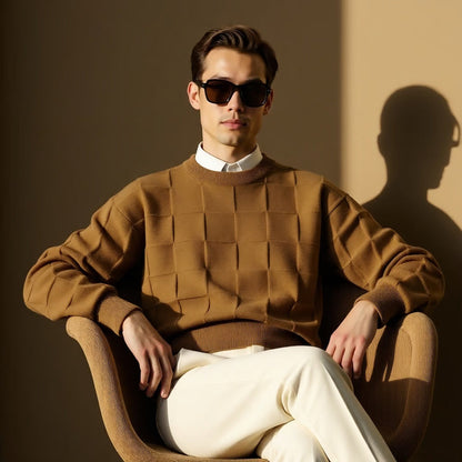 Maglione Elegante da Uomo in Maglia Premium Stile Italiano