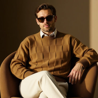 Maglione Elegante da Uomo in Maglia Premium Stile Italiano