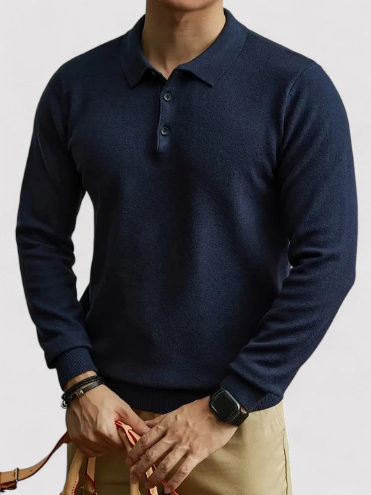 Maglione Lungo Autunnale con Dettagli Eleganti in Maglia e Bottoni Stile Italiano