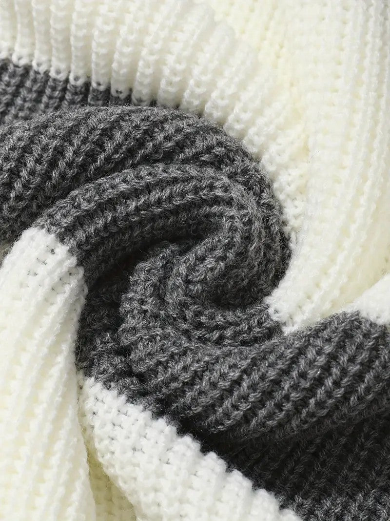 Maglione Striato Tricot Elegante da Uomo per Stile Casual Stile Italiano