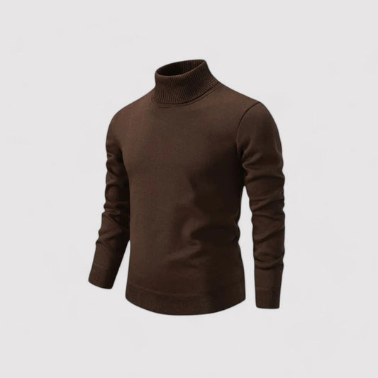 Maglione Tricot a Collo Alto Elegante per l'Autunno Stile Italiano