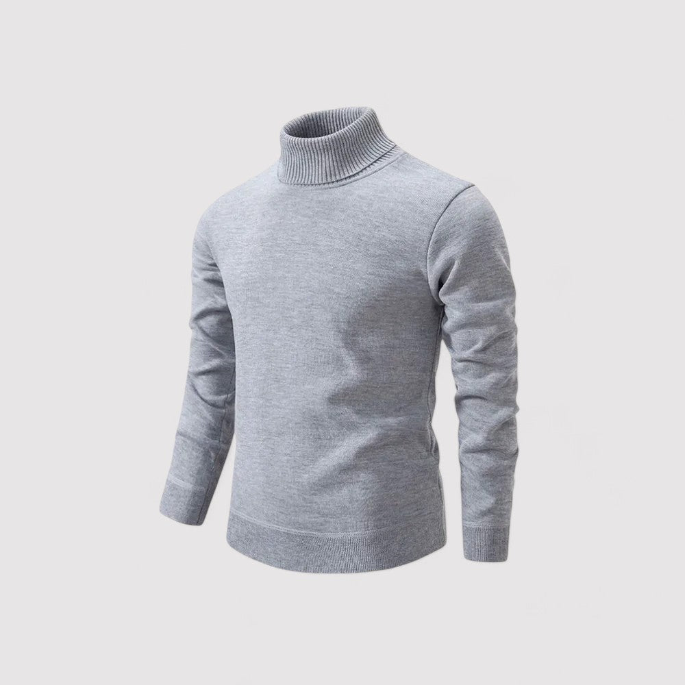 Maglione Tricot a Collo Alto Elegante per l'Autunno Stile Italiano