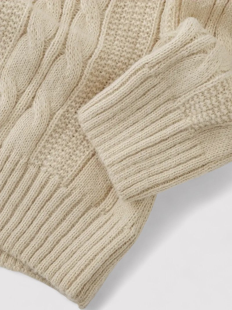 Maglione a Collo Alto in Maglia per Uomo - Stile Casual per l'Autunno Stile Italiano