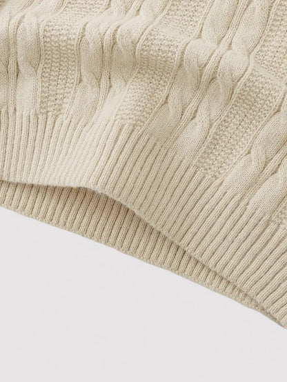 Maglione a Collo Alto in Maglia per Uomo - Stile Casual per l'Autunno Stile Italiano