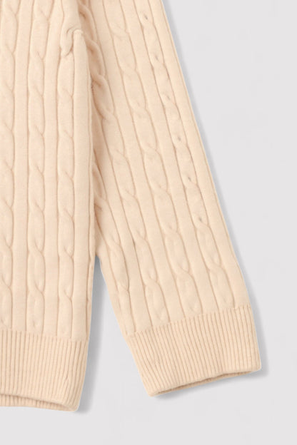 Maglione da Uomo Elegante con Zip e Maglia a Cavo - Comfort e Stile per Ogni Occasione Stile Italiano