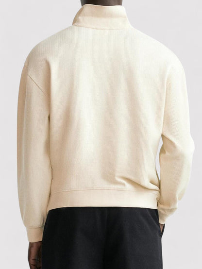 Maglione da Uomo Elegante in Stile Old Money a Maniche Lunghe - Comfort e Classe per Ogni Occasione Stile Italiano