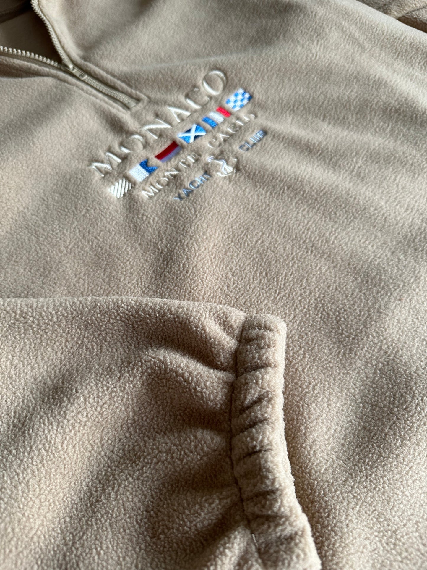Maglione di Lusso Monaco con Zip Elegante Stile Italiano