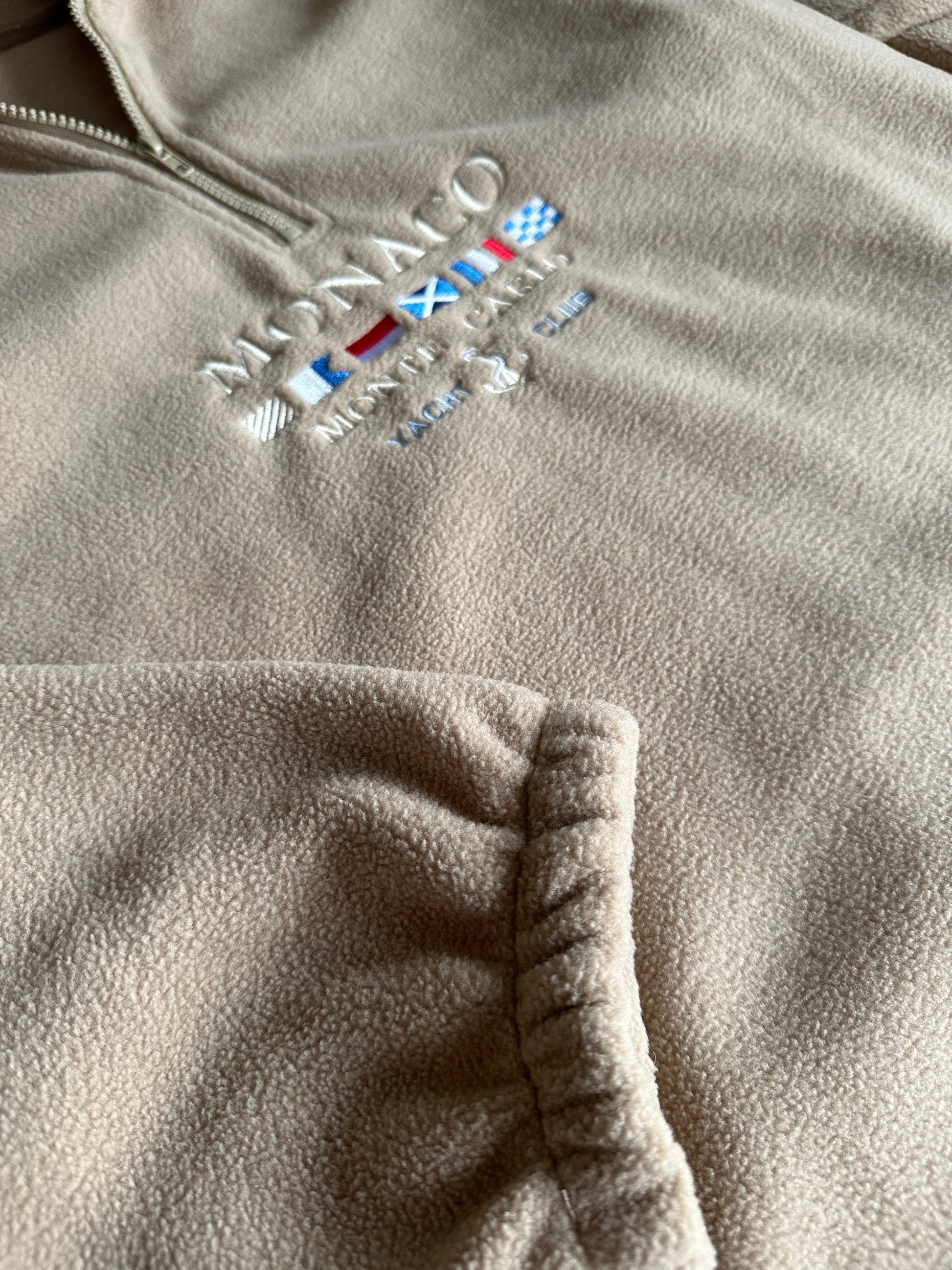 Maglione di Lusso Monaco con Zip Elegante Stile Italiano