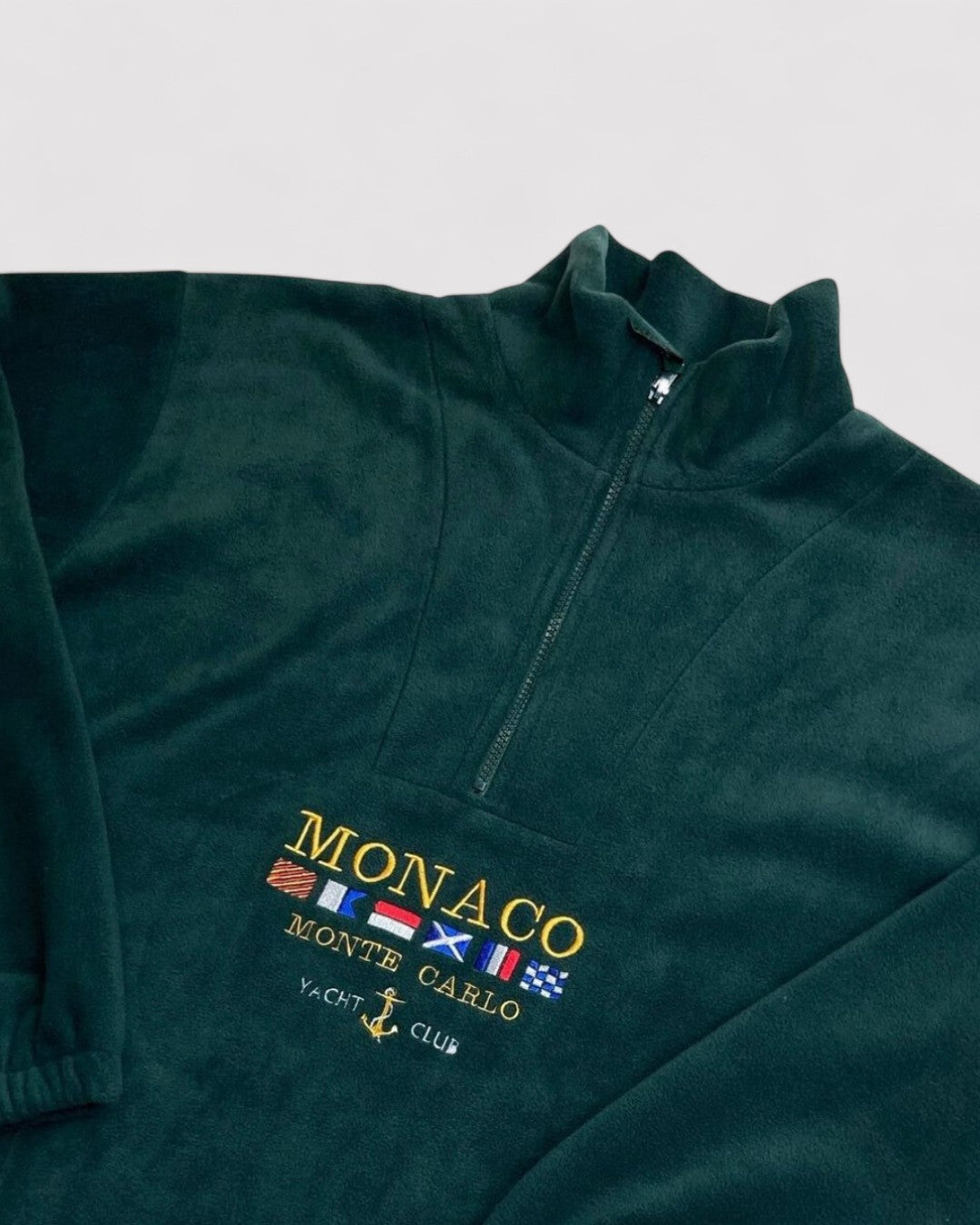 Maglione di Lusso Monaco con Zip Elegante Stile Italiano