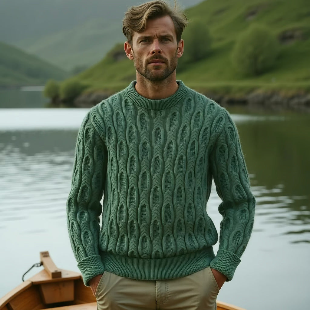 Maglione di Lusso da Uomo 1897 Estate Highland – Eleganza Tradizionale e Comfort Moderno Stile Italiano