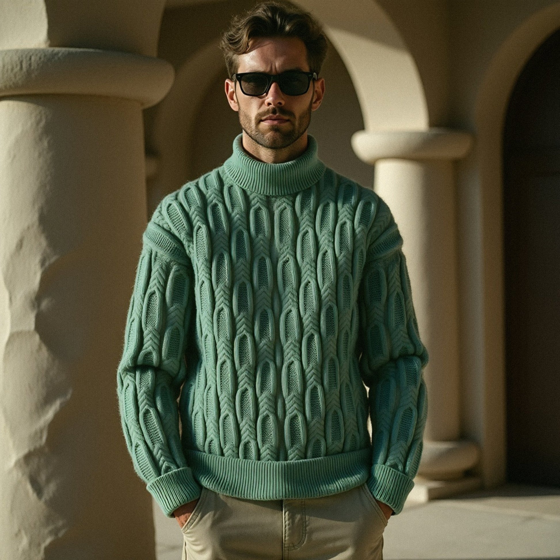 Maglione di Lusso da Uomo 1897 Estate Highland – Eleganza Tradizionale e Comfort Moderno Stile Italiano