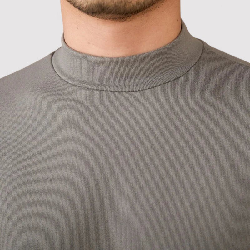 Maglione in Cashmere Extra Soft Uomo con Collo Alto Elegante e Versatile Stile Italiano