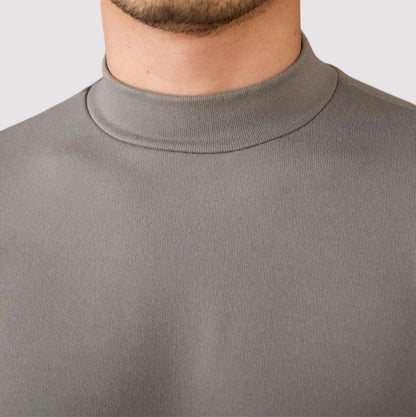 Maglione in Cashmere Extra Soft Uomo con Collo Alto Elegante e Versatile Stile Italiano