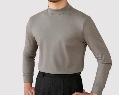 Maglione in Cashmere Extra Soft Uomo con Collo Alto Elegante e Versatile Stile Italiano