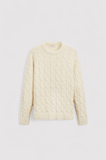 Maglione in Cotone a Cavo per Uomo - Eleganza Senza Tempo Stile Old Money Stile Italiano