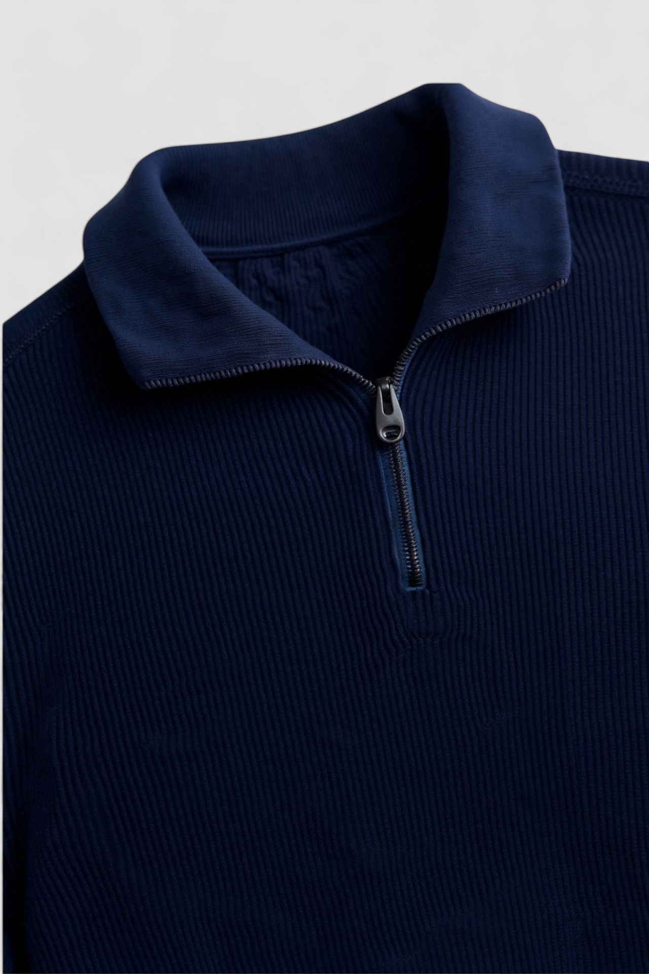 Maglione in Lana per Uomo con Zip - Elegante e Classico per l'Inverno Stile Italiano