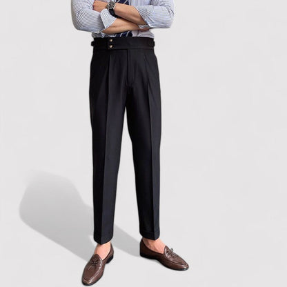 Pantaloni Eleganti Plissettati da Uomo Portofino per Stile Moderno Stile Italiano