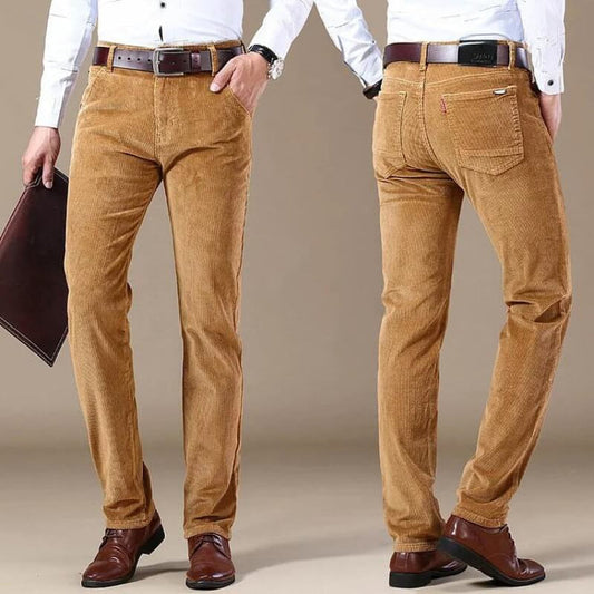 Pantaloni in Corduroy Classici per Uomo - George, Stile senza Tempo e Comfort Assoluto Stile Italiano