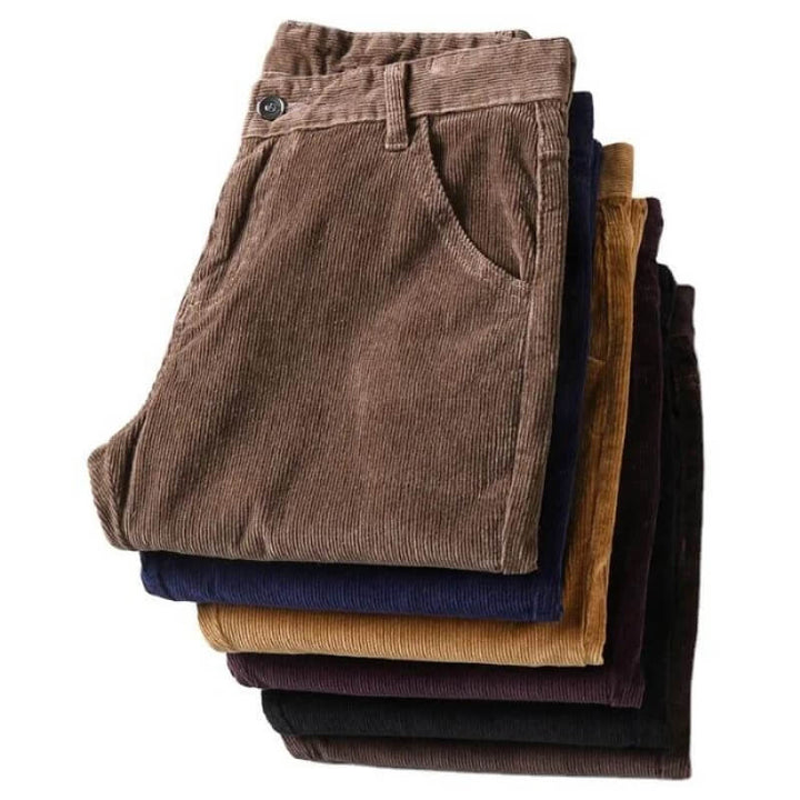 Pantaloni in Corduroy Classici per Uomo - George, Stile senza Tempo e Comfort Assoluto Stile Italiano