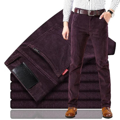 Pantaloni in Corduroy Classici per Uomo - George, Stile senza Tempo e Comfort Assoluto Stile Italiano