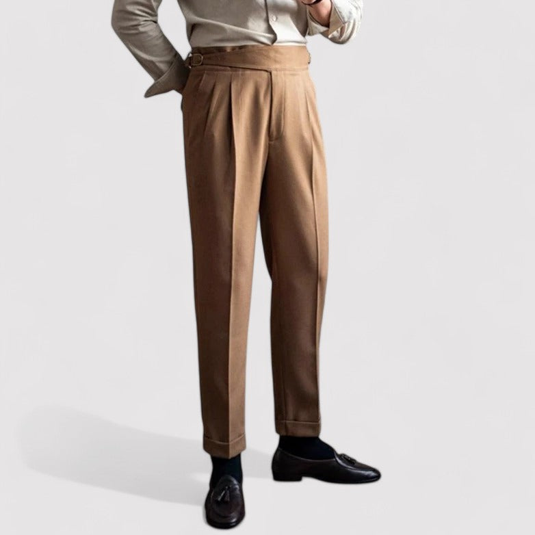 Pantaloni Eleganti da Uomo in Stile Old Money Stile Italiano