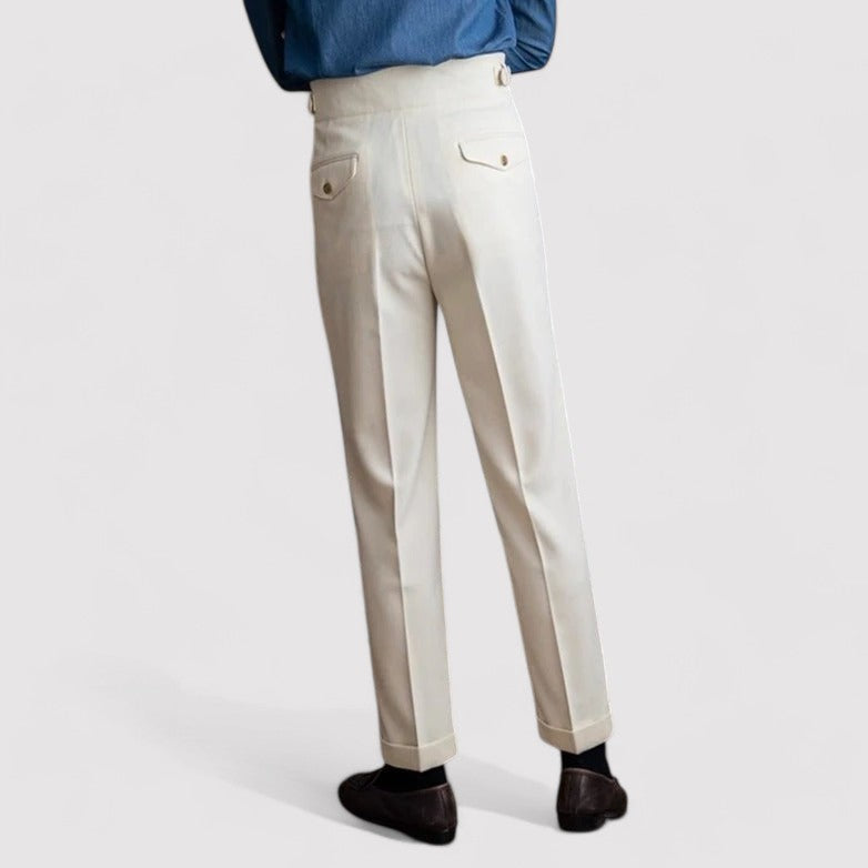 Pantaloni Eleganti da Uomo in Stile Old Money Stile Italiano