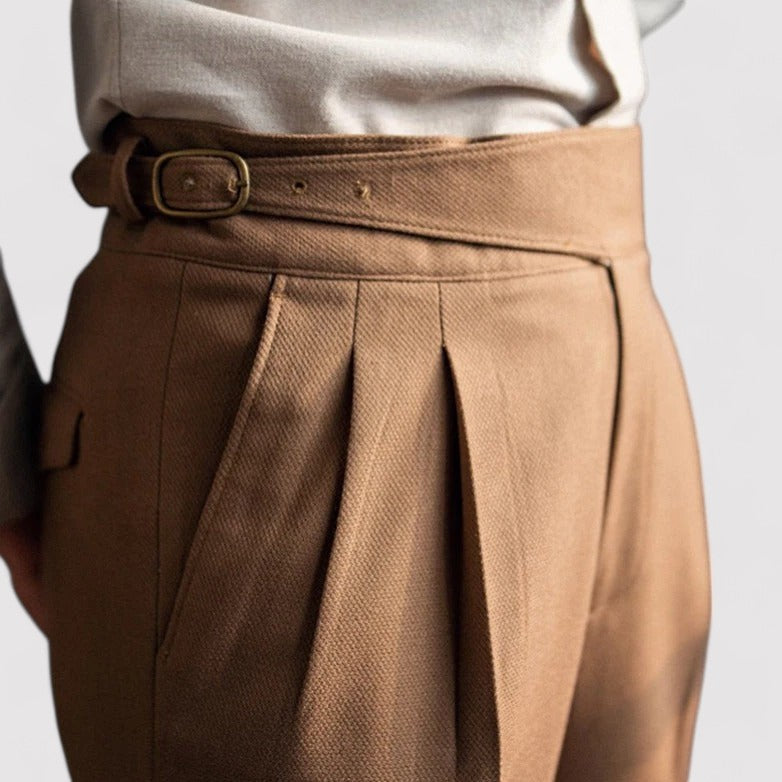 Pantaloni Eleganti da Uomo in Stile Old Money Stile Italiano