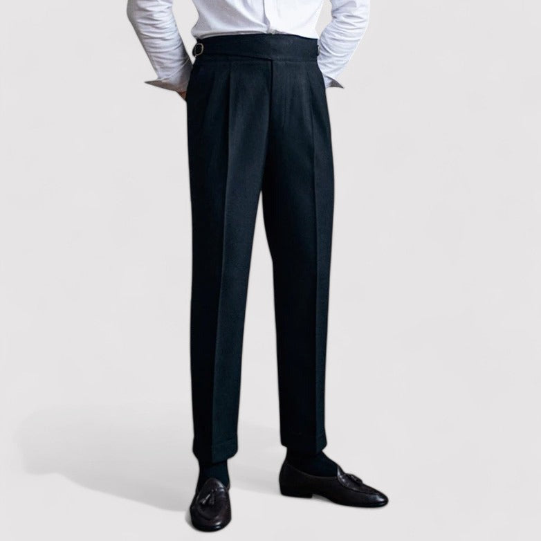 Pantaloni Eleganti da Uomo in Stile Old Money Stile Italiano