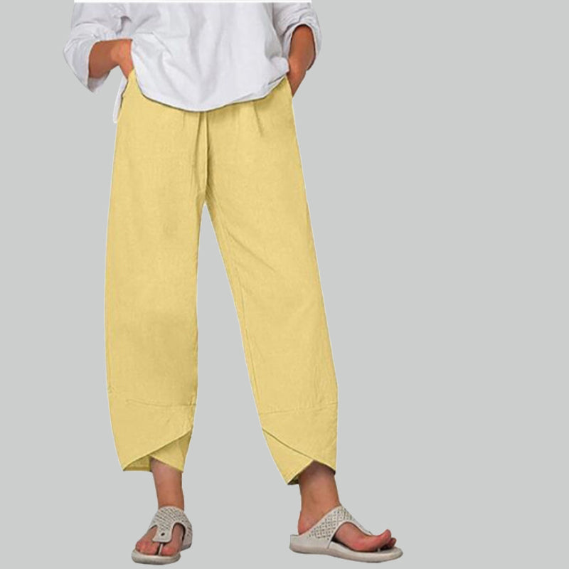 Pantaloni Estivi Eleganti e Confortevoli per Donne - Modello Martha Stile Italiano