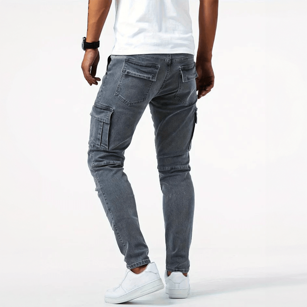 Jeans Cargo Eleganti e Confortevoli per Uomo Stile Italiano