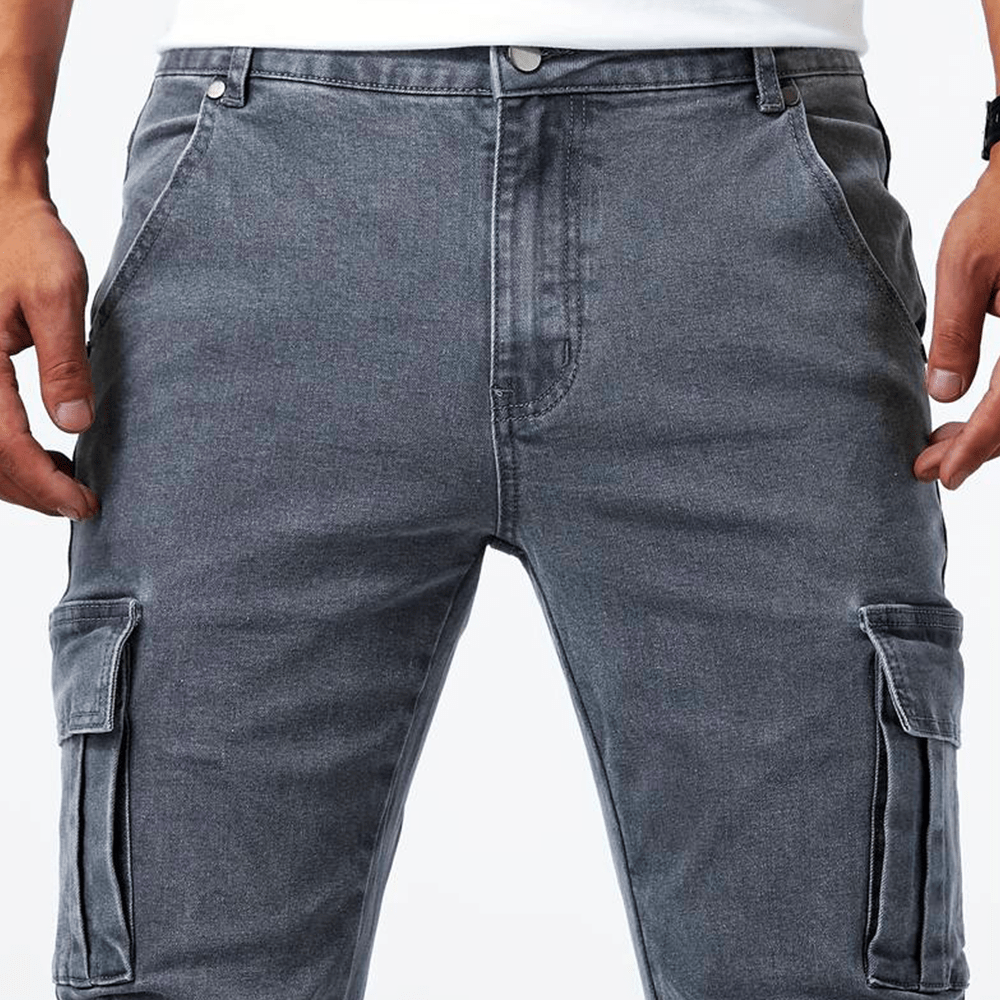 Jeans Cargo Eleganti e Confortevoli per Uomo Stile Italiano